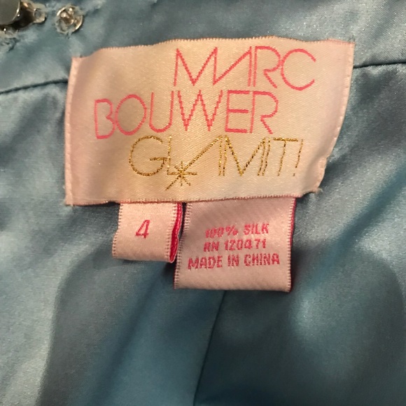 Blue floor length dress - Picture 2 of 2